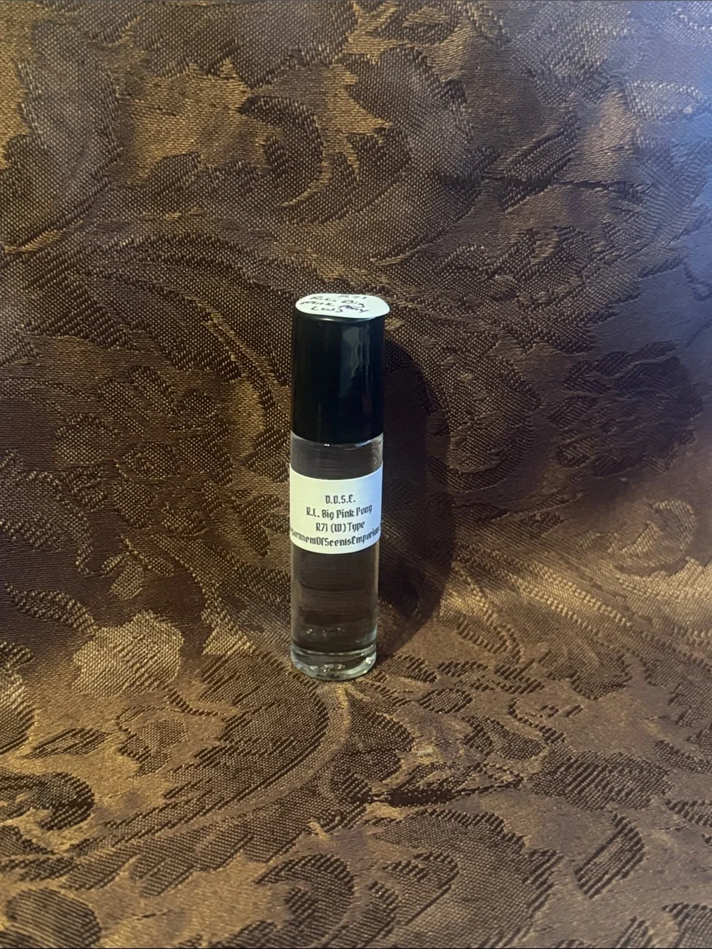 RL: Big Pony Pink (W) Type 1/3 Glass Rollerball Bottle